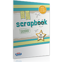 SENIOR FOR BOYS MY SCRAPBOOK